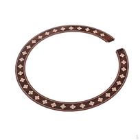 1vnt Snowflake akustinės klasikinės gitaros medienos inkrustacijos Soundhole dalys black