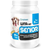 EUROWET Wita-Vet Senior – papildai šunims – 80 tablečių