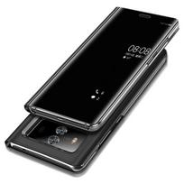 Case for Samsung Galaxy S9 - Juce - Clear View Cover - Shockproof - Black - Flip Cover