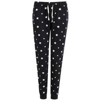 SF Women Womens/Ladies Stars Cuffed Pyjama Bottoms S R tamsiai mėlyna/pilka
