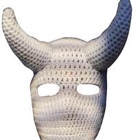 Devil Horn Winter Hat for Adult Handwoven Balaclava Cap Novelty Party Hat for Girl Boys Knit Mask Hat Cool Accessories balta