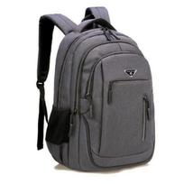 Large 15.6 Inch /17.3 Inch Laptop Backpack USB Men Computer SchoolBag  Business Bag Oxford Waterproof Rucksack College Backpack 18 inches tamsiai pilka spalva