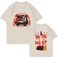 Rapper Kanye West T Shirt Music Album Graduation Graphic Tshirt Men Women Fashion Hip Hop Vintage Tee Shirt Oversized Streetwear S