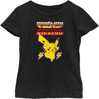 Pokémon Pokemon Pikachu Battle Girls Short Sleeve Tee Shirt S juoda