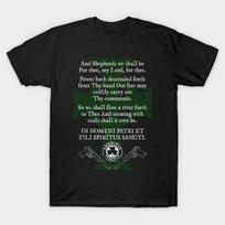 Men Black Print T-shirt Boondock Saints No-Cut Transfer Paper Print Cotton Tshirt XL juoda