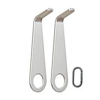Efficient Doorbells Opening Tool Set Convenient for Rings Battery Models Includes 2 Stainless Steel Key Daily Casual Use 1