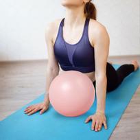 Exercise Yoga Building Small Ball Equipment Pilates Anti Strength Training Violet