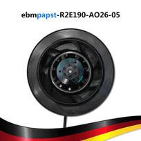 ebmpapst R2E190-AO26-05 Vokietijos išcentrinis aušinimo ventiliatorius su viršutine išmetimo anga