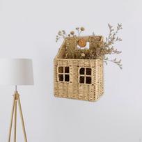 Hanging Storage Basket Container Bedside Shelf Dormitory Closet No Drill Pantry Laundry Garage