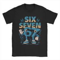 67 Six Seven 6-7 Funny Italian Brainrot Outfit Men Women T Shirts 100% Cotton Tee Graphic Printed  T-shirt Clothes S juoda