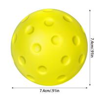 1PC Silent Pickleball Indoor Entertainment Silent Practice Ball PU Foam High Bounce Resistance Not Disturbing People