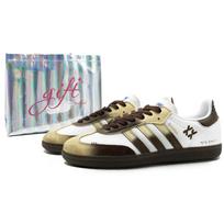 Adidas Originals SAMBA OG Low top German Army Trainers Unisex Beige Brown B75806(Team1284- S) 36⅔
