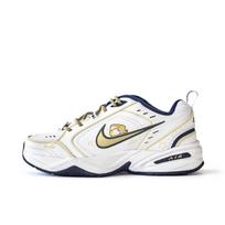 Nike Air Monarch 4 Slip Resistant Abrasion Resistant Low top Chunky Sneakers Unisex White Yellow 415445-102 (Team746-) 40