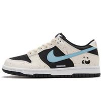 Nike Dunk Blueberry Panda A Low top Skateboard Shoes Unisex Black White Blue HF5441-100(Team62-A) 37.5