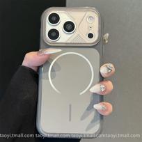 Instant Transform 17 Mech Style Frosted Case for Apple iPhone 17 Pro Max & 16 with Magnetic Feature iPhone 16