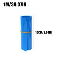 18650 Battery Wrap Heat Shrink Tubing PVC Heat Shrink Tube Width 100-200mm Cable Sleeves Shrink Wrap Lithium Battery 1M(1 roll)