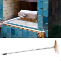 Wire Pizza Oven Brush Cleaning Tool Efficient Versatile for Campings Kitchen Barbecue Cookware Style A