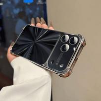 Aurora Electroplated CD Pattern Case for iPhone 17 Pro Max - Drop-Proof Four-Corner Protection for Apple 16. iPhone 17 Pro Max