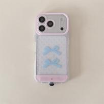 Flashing Bow Star Case for iPhone 14/13/12/11/17/16/15 PROMAX 16