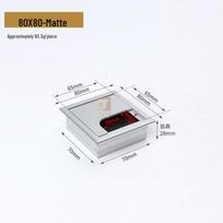 Aluminum Alloy Desk Cable Management Box with Brush Grommet