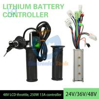 24V 36V 48V 350W Motor Brushless Controller LCD Display Panel Thumb Throttle Electric Bicycles Scooter Brushless Controller Kit China Mainland