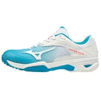 Mizuno Wave Exceed Tour 3 AC White/Teal Women's Tennis Shoes 61GA187125 38