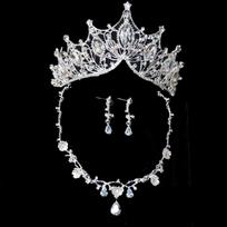 Luxury Design Princess Crowns Sparkling Rhinestone Diadem Bridal Tiaras  Photoshoot Accessories sidabras