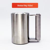 8kg 304 nerūdijančio plieno hantelio vandens puodelis, 10kg tvirtas, vyrams ir moterims, namų sporto salėi.