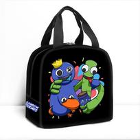 Premium Polyester Rainbow Friends Lunch Bag Insulated Picnic Bag For Students Style I