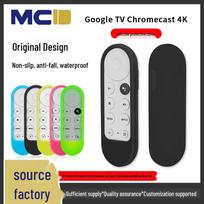 Silicone Protective Case for Google TV Remote - Drop-Proof, Shockproof, Washable Cover Luminous Blue