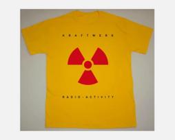 Retro KRAFTWERK RADIO-ACTIVITY 1975 Marškinėliai Klasikiniai Geltoni Unisex S-4XL 4XL
