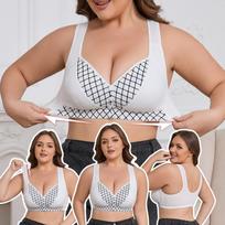 0XL-4XL Priekyje segamas Seksualus liemenėlė Dydžiai Plius Dydis Apatiniai be lankelių Liemenėlės tipo 0XL balta