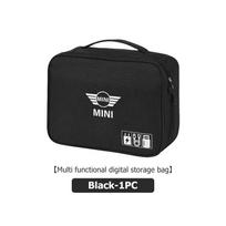 For MINI Portable USB Data LineTravel Cable Organizer Cable Storage Bag Cooper JCW WORKS R55 R56 F55 F56 R57 R58 R59 R60 R50