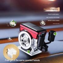 Ocean Solar Powered Car Diffuser Gardenia Scent Diffuser Rotating Diffuser  Automotive Environment Gardenia
