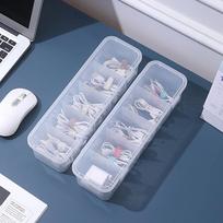 See-Through Charge Cable Organizer Box Data Cable Management Box Usb Storage Box Small Desk Accessories Organizer And Storage gryna