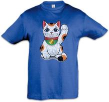 Maneki Neko VI Kids Boys kids boys T-Shirt Manekineko Cat Waving Cat Cat Cats 100