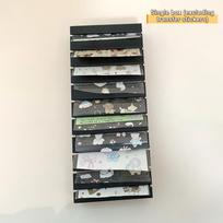 Nail Transfer Paper 3D Printed Organizer Box 10 Grid For Foil Sticker Storage Portable Colorful Display Stand For Home Salon Use juoda