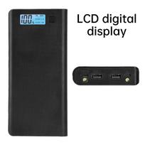 Power Bank Battery Box Mobile Phone Charger DIY Shell Case with Digital Display LCD Welding Free 8-Section 18650 Battery Box juoda