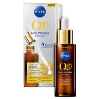 NIVEA Q10 Dual-Action Anti-Wrinkle & Anti-Glycation Serum, 30ml, Powerful Anti-Aging Treatment