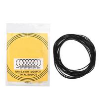Rubber Material O Ring Seal Round Shape 0.5mm Thickness Watch Gasket Flexible Material 0.6mm Thickness Watch Back Cover Seal