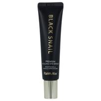 FARMSTAY Black Snail Premium Rolling Eye Serum 25 ml - eye serum with black snail slime extract
