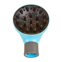 DIY Curly Hair Dryer Diffuser Salon Tools Wind Curler Durable Hair Roller Drying Cover  Household mėlyna