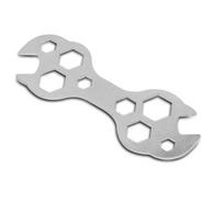 10 In 1 Mini Flat Steel Hexagon Wrench 8-17mm Bike Hex Key Spanner Repair Tools Home Hand Tool For Reparing Supplies