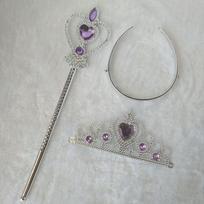 Violetinė Princesės Rapunzel Kostiuminė Suknelė Mergaitėms - Helovino Cosplay Sijonas 110 cm / 4Y