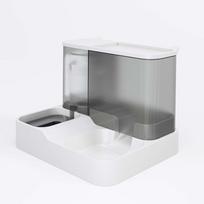 Pet Feeder & Water Dispenser: Large Capacity, No-Mess Flowing Water Design for Cats & Dogs