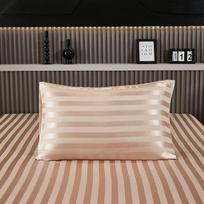 Solid Color Satin Imitation Silk Pillowcase - Cool and Luxurious Bedding 51*75cm Single Pillowcase