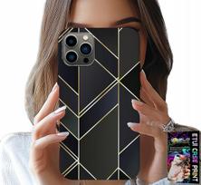 Etui Do Iphone 11 Pro Max - Złote Ramki, Eleganckie Wzory + Szkło