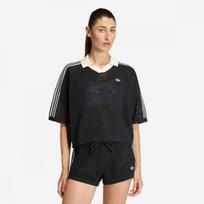AdidaS Women S Knit Top Goyang Starfield Abc Mart Crochet Polo Kc6491 blacks/S