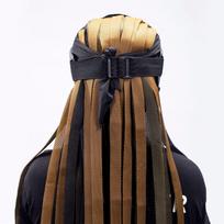 Tactical Balaclava SQB Soft Bullet Gun Competition Safety Mask with Cyberpunk Dreadlocks and Forehead Protector.