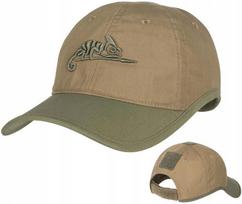 Czapka Z Daszkiem Helikon Logo Bejsbolówka Regulowana Coyote / Olive Green